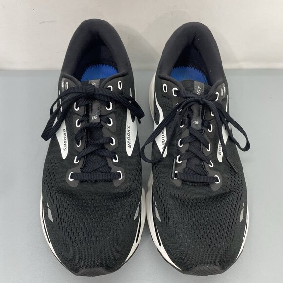 Brooks Ghost 15 Sneakers Shoes Running Training Black Mens 9.5 Wide - Picture 5 of 14